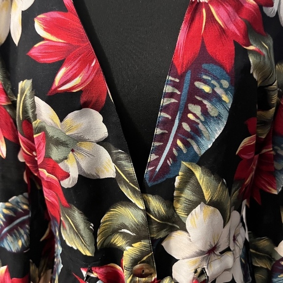 Norton McNaughton VINTAGE 80's Floral Blazer Wrap‎ Skirt Suit Set, Sz 6 - Picture 11 of 14